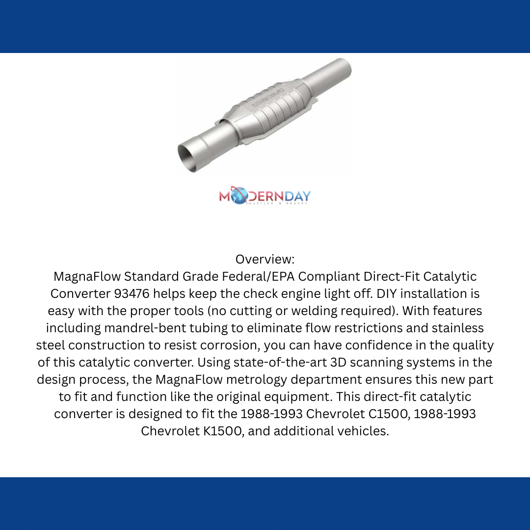 1988-1995 GMC C2500 Direct-Fit Catalytic Converter 93476 Magnaflow