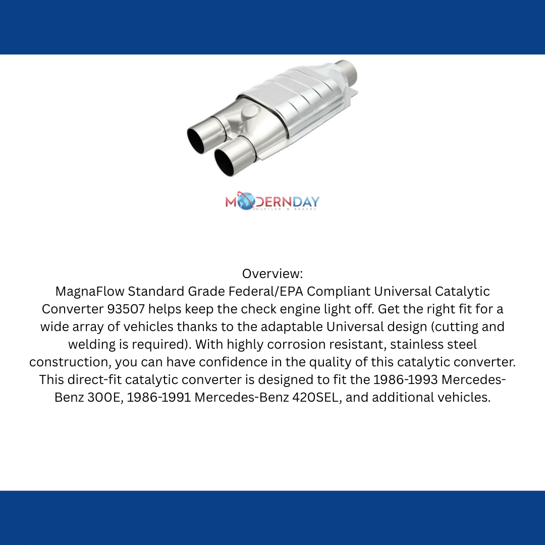 1986-1993 Mercedes-Benz 300E Universal Catalytic Converter 2.5 93507 Magnaflow