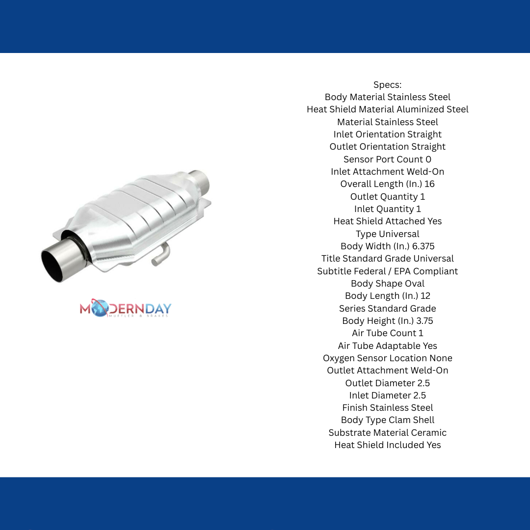 1984-1995 Ford Bronco Universal Catalytic Converter 2.5 93516 Magnaflow