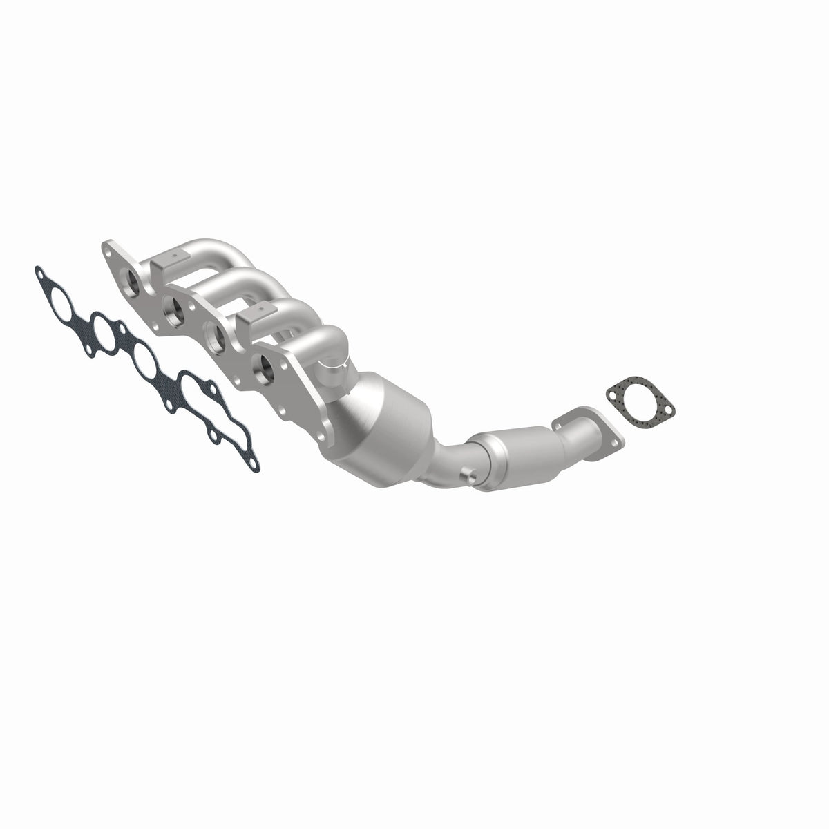 Catalytic Converter with Integrated Exhaust Manifold for HM Grade Federal / EPA Compliant Direct-Fit Manifold Catalytic