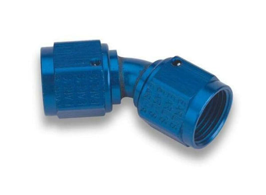 Earls 45 Degree -16 AN Female to Female Swivel - 939216ERL