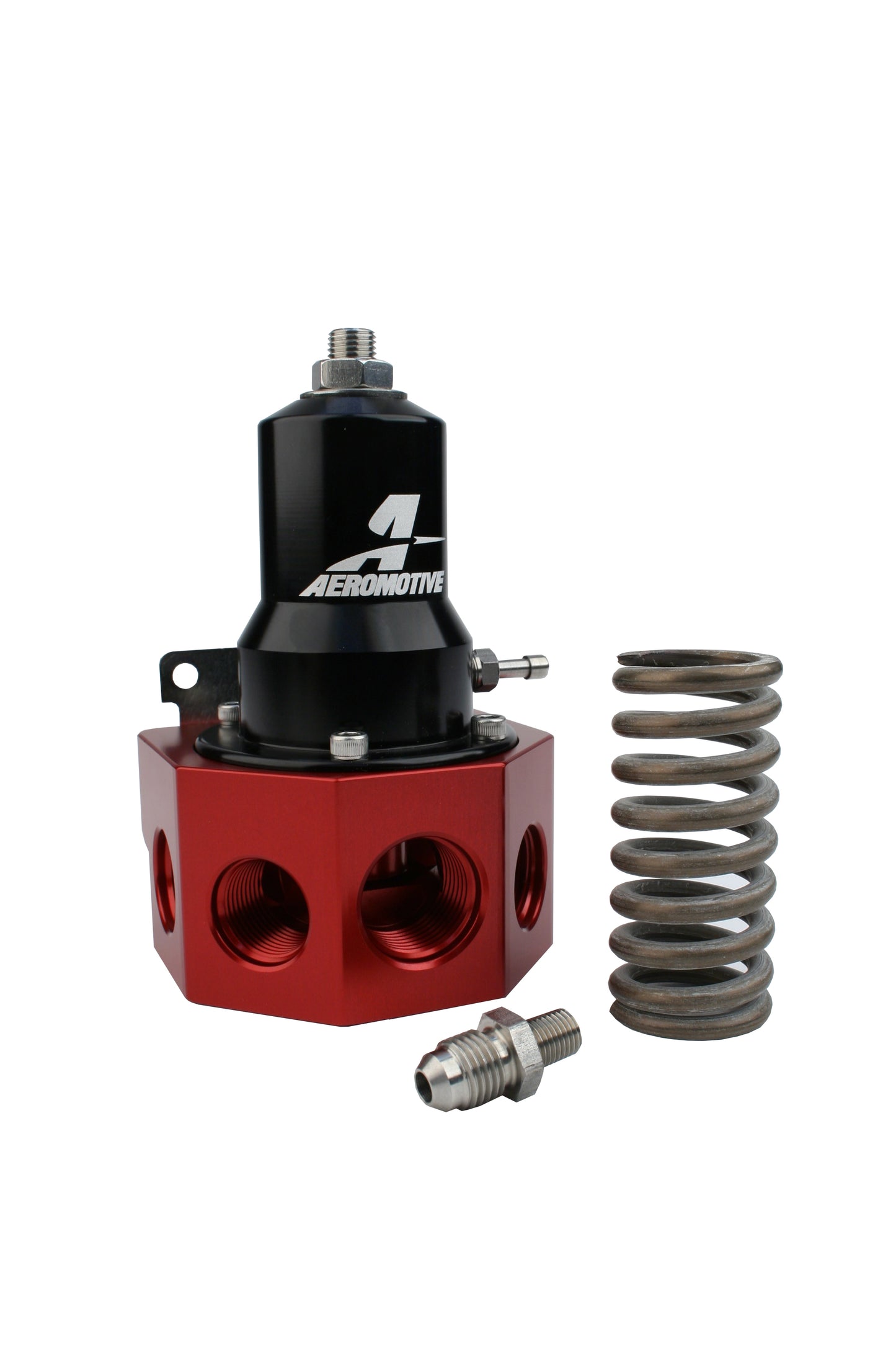 Fuel Pressure Regulator Adjustable Fuel Pressure Universal Fit Aeromotive 13133-BGPL