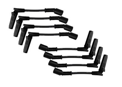 Spark Plug Wire Set Universal 8.2mm Silicone Thundervolt 40 ohm/ft Black 82044