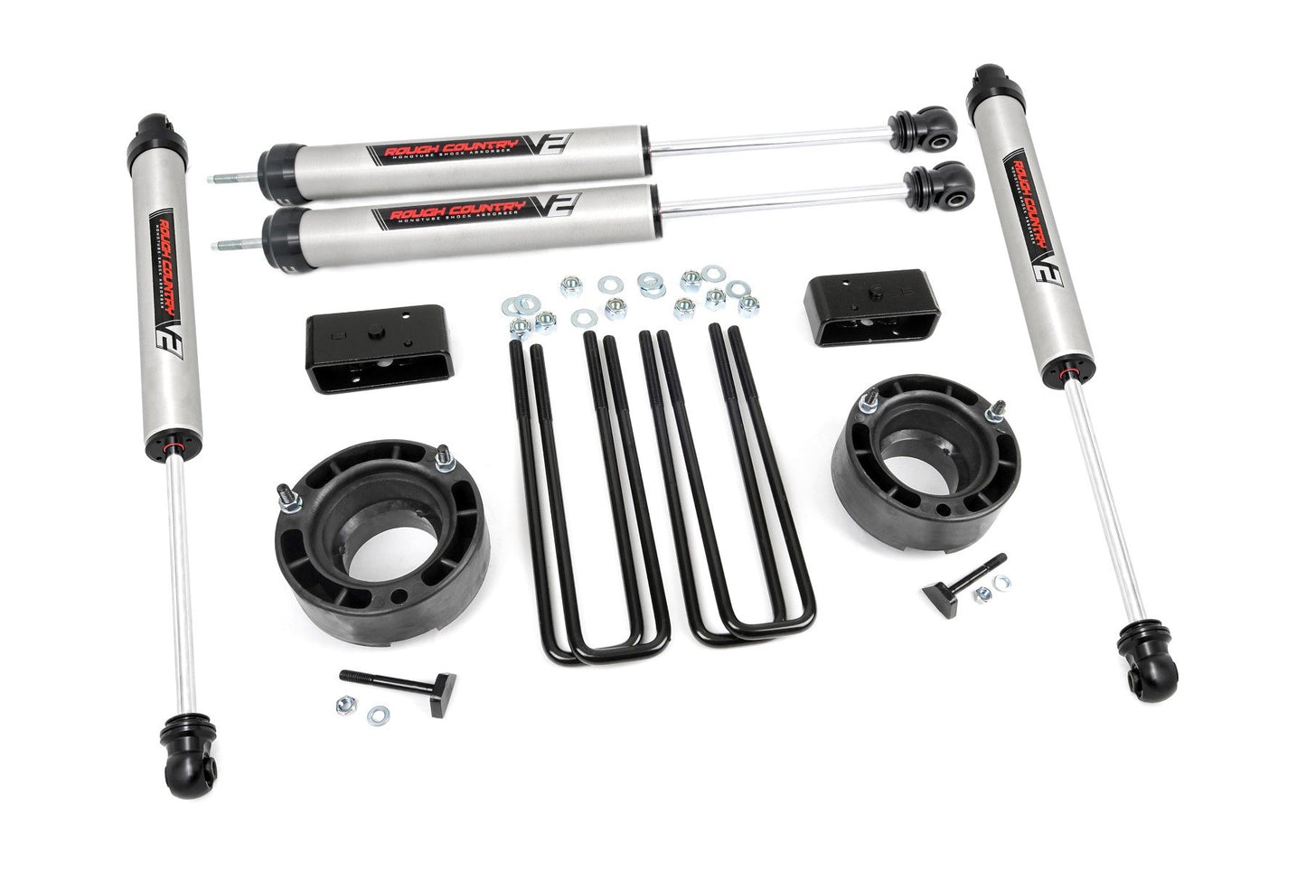 Rough Country 2.5 Inch Lift Kit - V2 - Dodge 1500 4WD (1994-2001) - 36270