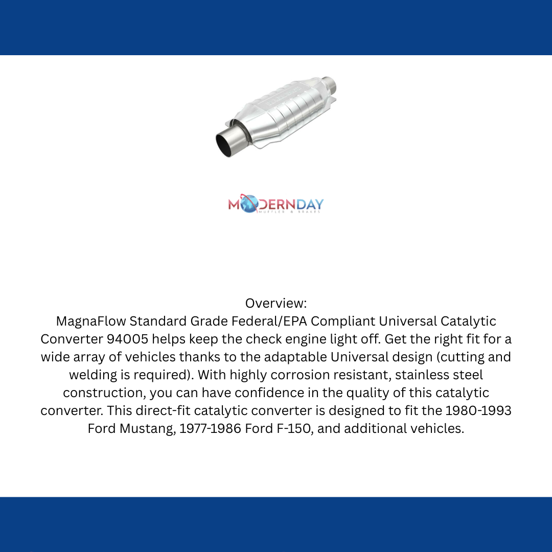 1978-80 Chevrolet El Camino Universal Catalytic Converter 2.25 94005 Magnaflow