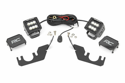 Fits Kawasaki Teryx 800/Teryx4 800 LED Light Kit Rear Mount 2" Black Pair  94007