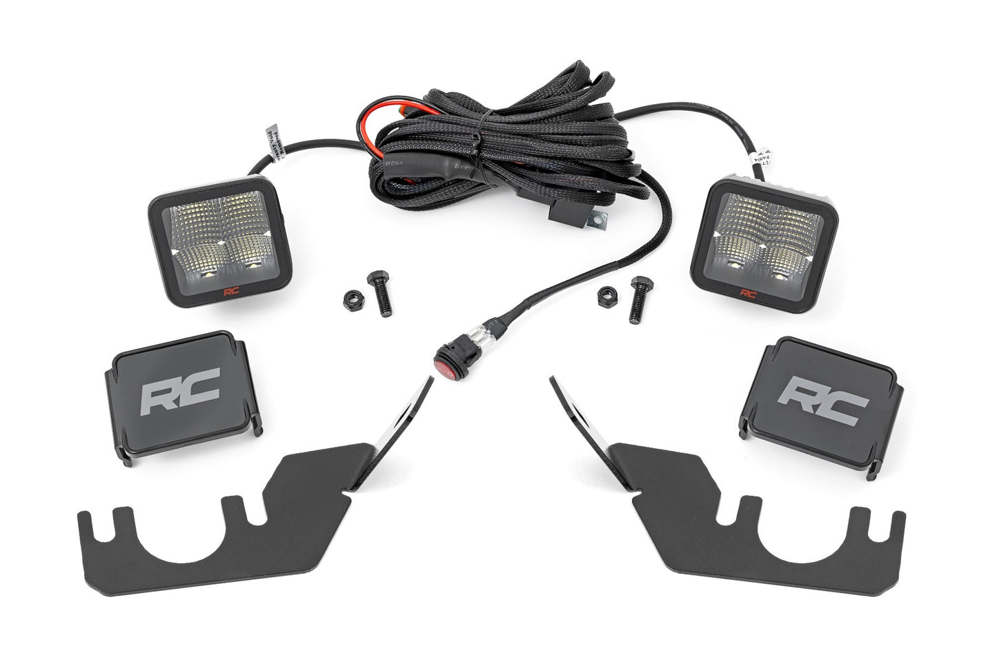 Fits Kawasaki Teryx LED Light; Rear Mount; 2" Spectrum Pair; 94009