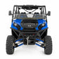 Fits Kawasaki Teryx LED Light Cage Mount 50" Black Single Row White DRL 94016