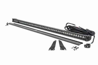 Fits Kawasaki Teryx LED Light Cage Mount 50" Black Single Row White DRL 94016