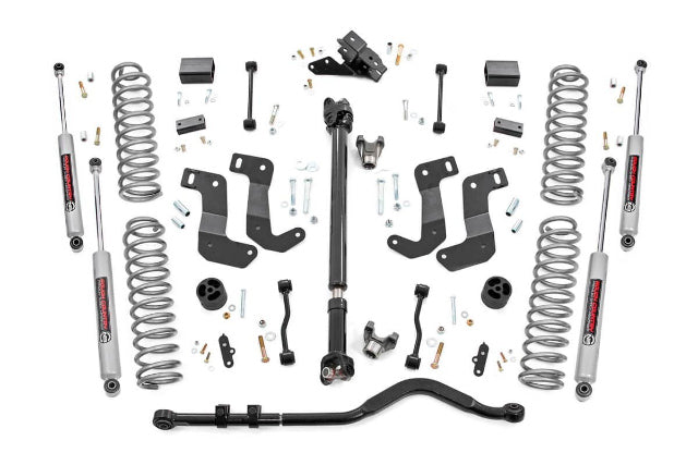 Fits Jeep Wrangler Unlimited 4WD (2024) 3.5" Lift Kit; C/A Drop; FR D/S; 94030