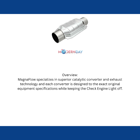Universal Catalytic Converter 3 W/Single O2 Boss 94139 Magnaflow