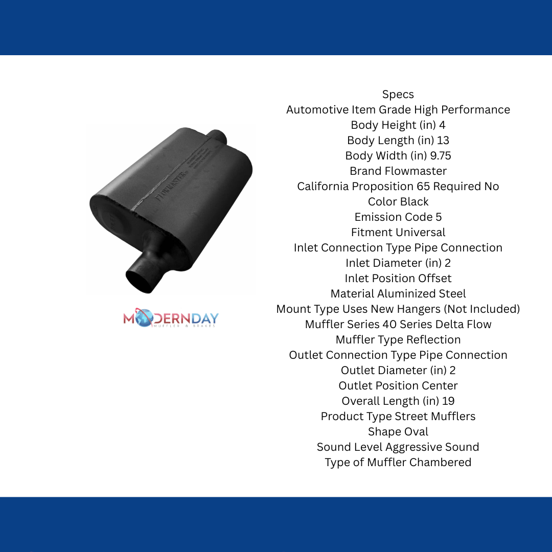 Flowmaster 40 Series Delta Flow Chambered Muffler 942041
