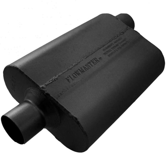 Flowmaster 942542 40 Delta Flow Muffler - 2.50 Center In / 2.50 Offset Out - Agg