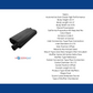 Flowmaster 942553 - 50 Series Delta Flow Chambered Muffler - 2.50 Offset In / 2.50 Offset Out - Moderate Sound