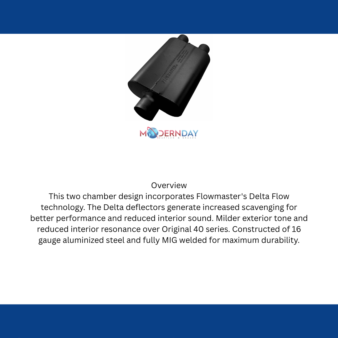 Flowmaster 40 Series Delta Flow Chambered Muffler 9430422