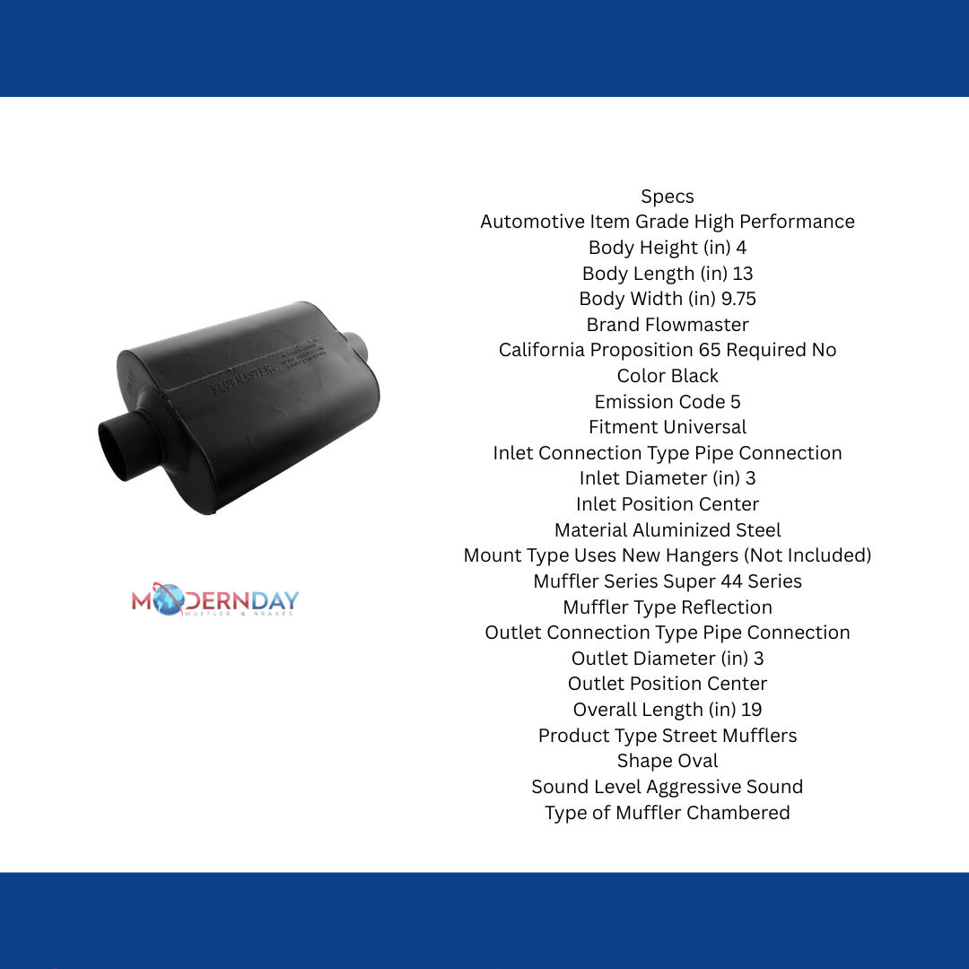 Flowmaster Super 44 Series Chambered Muffler 943045