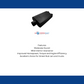 Flowmaster 50 Series Delta Flow Muffler - 3'' Center In / 2.5'' Dual Out - 9430502