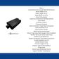 Flowmaster 50 Series Delta Flow Muffler - 3'' Center In / 2.5'' Dual Out - 9430502
