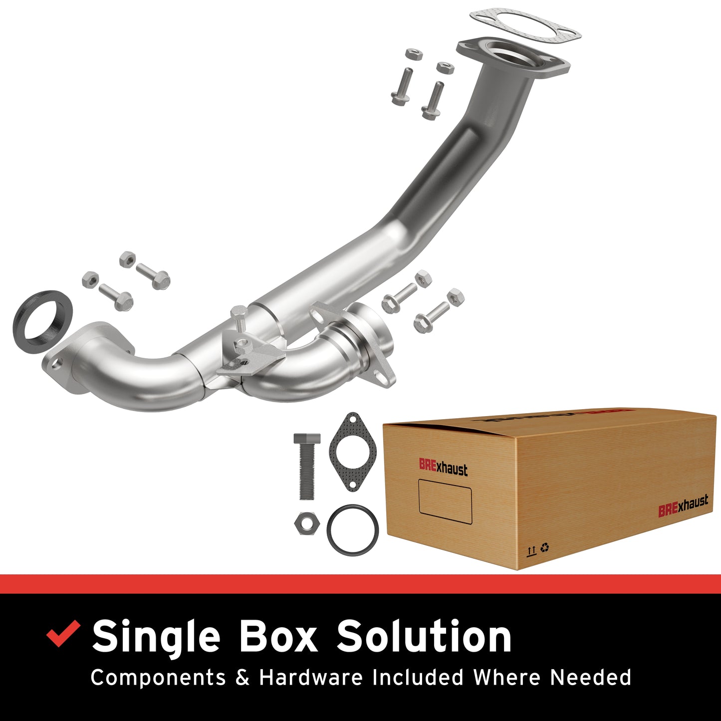 2008-2010 Chrysler Town & Country Direct-Fit Front Pipe Kit 107-0012