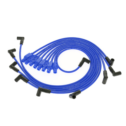 Spark Plug Wire Set Universal 8mm Silicone Spiro Pro 350 ohm/ft Blue 74676