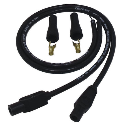 Spark Plug Wire Set Universal 8mm Silicone 180? 3500 ohm/ft Prowire Black 11055