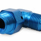 Earls 90 Degree -6 AN Male to 5/8-18 Inverted Flare Male Swivel - 949096ERL