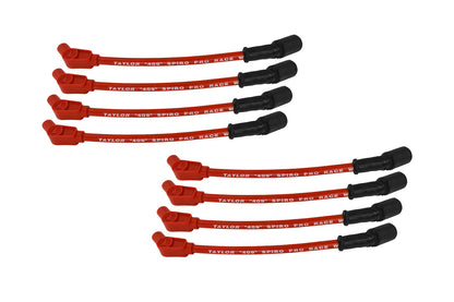 Spark Plug Wire Set Universal 10.4mm Silicone Spiro Pro 409 409 135? Red 79213