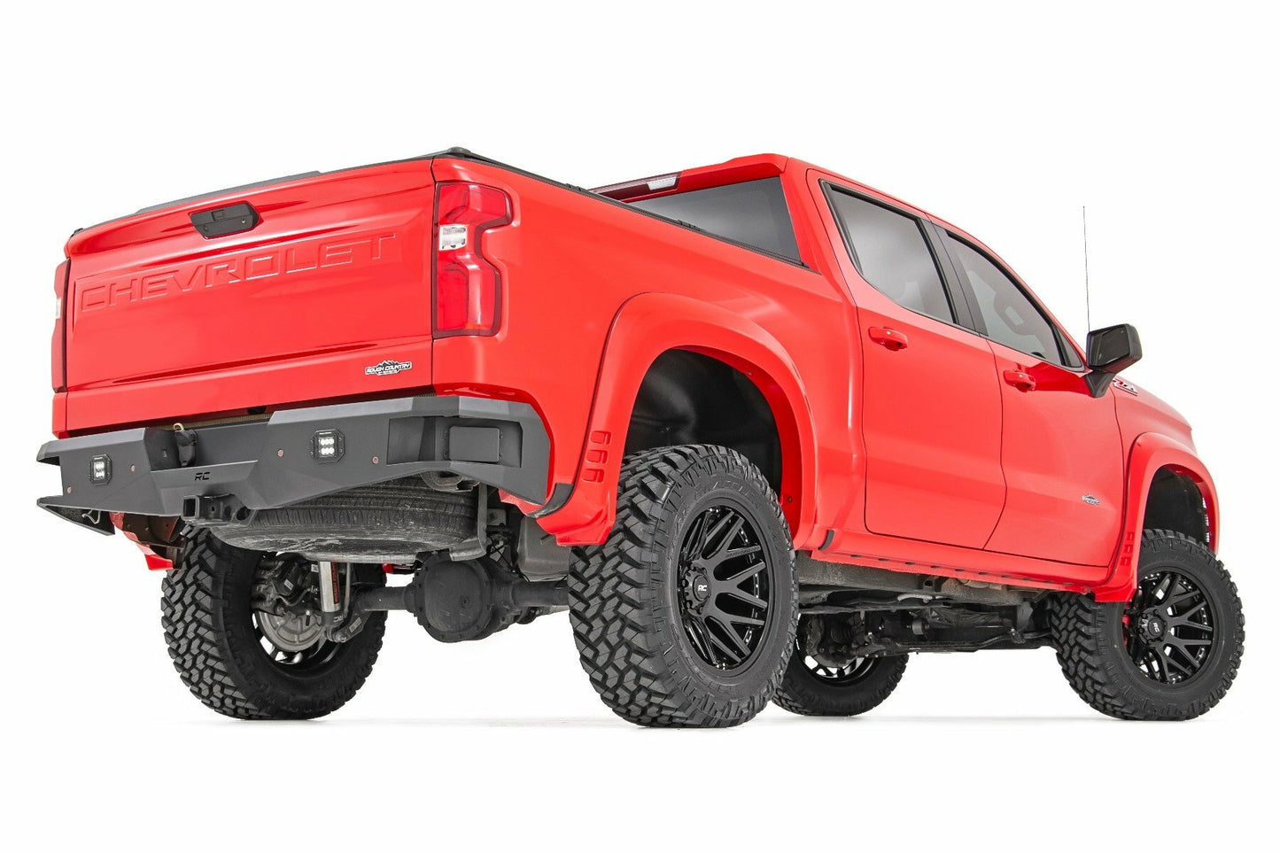 Rough Country 95 Series Wheel; One-Piece; Black; 20x10; 6x5.5; -25mm 95201012
