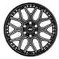 Rough Country 95 Series Wheel Machined Black 20x10 6x135 -19mm 95201017M