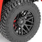 Rough Country 95 Series Wheel; One-Piece; Gloss Black; 20x10; 5x5 -19mm 95201018