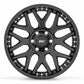 Rough Country 95 Series Wheel; One-Piece; Black; 20x10; 6x5.5; -18mm 95201812