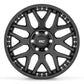Rough Country 95 Series Wheel; One-Piece; Black; 22x10; 6x5.5; -25mm 95221012