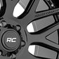 Rough Country 95 Series Wheel; One-Piece; Black; 22x10; 6x5.5; -25mm 95221012