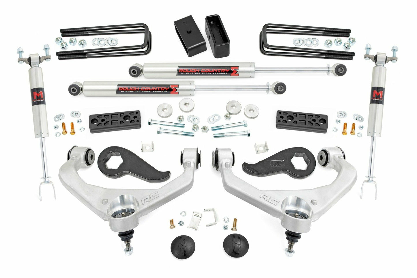 Fits Sierra 3500 HD/Silverado 3500 HD (20-24) 3" Lift Kit UCAs M1 95640