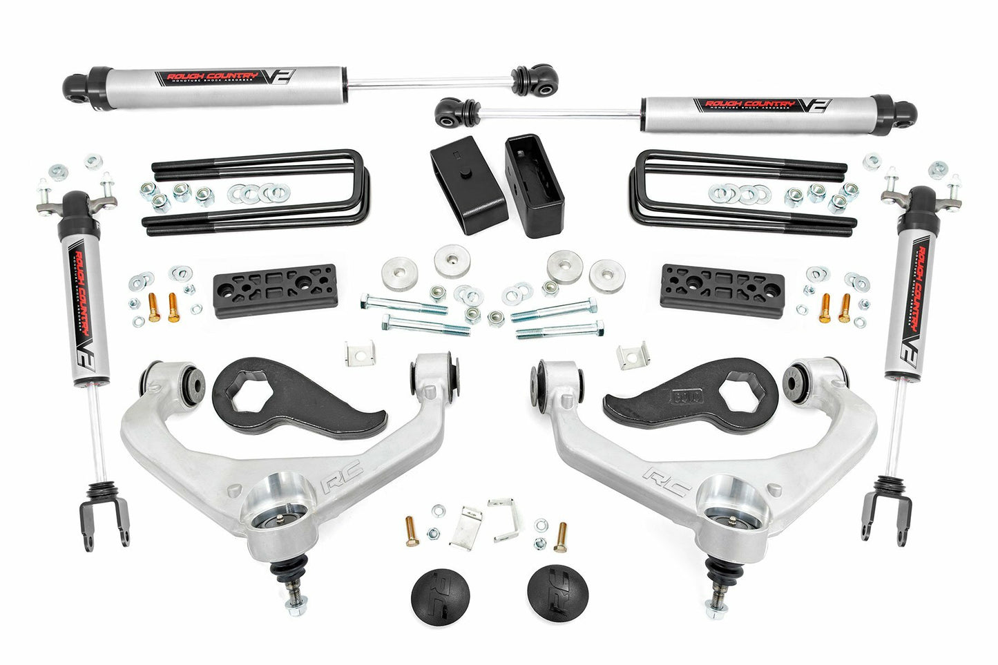 Fits Sierra 3500 HD/Silverado 3500 HD (20-24) 3" Lift Kit UCAs V2 95670