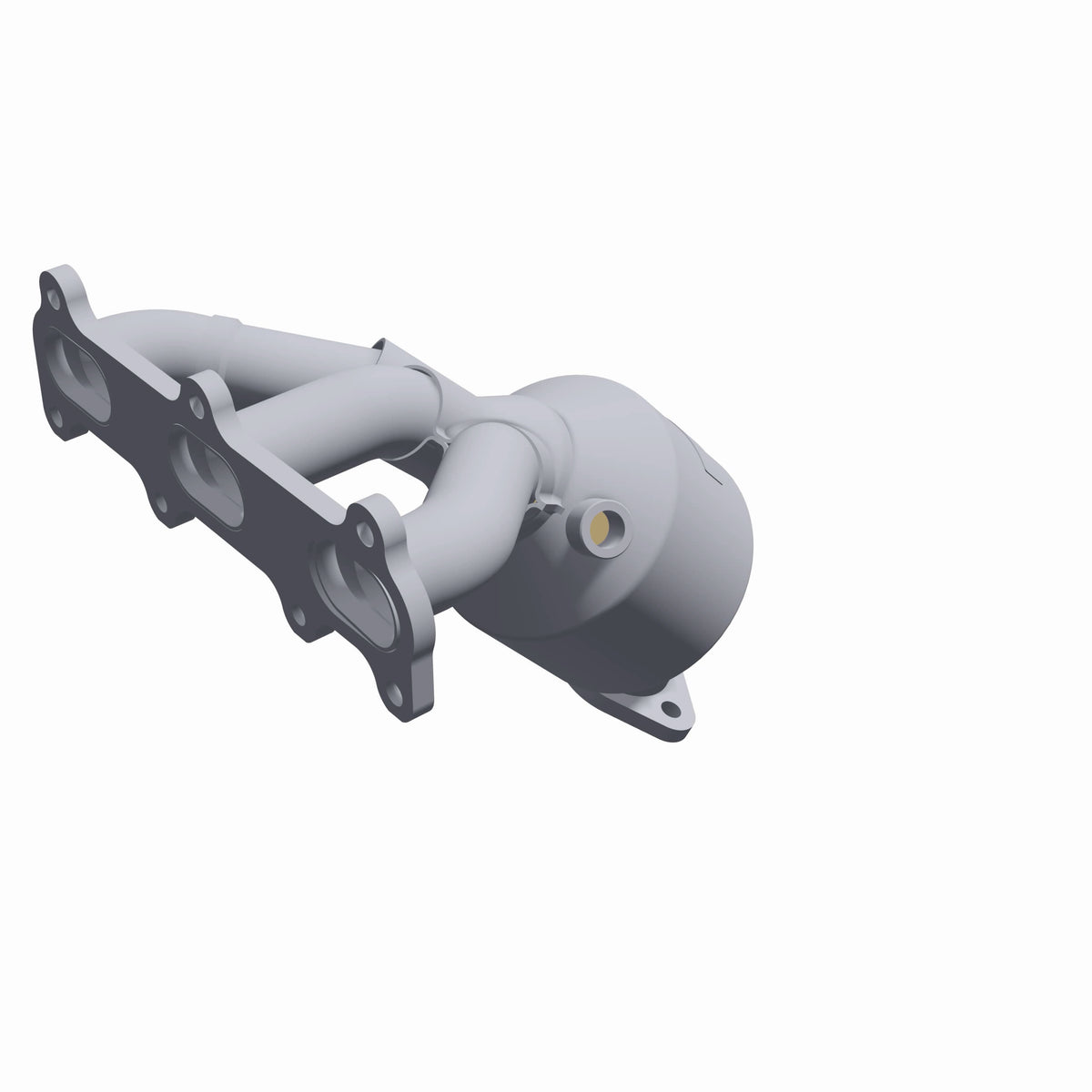 Catalytic Converter with Integrated Exhaust Manifold for HM Grade Federal / EPA Compliant Direct-Fit Manifold Catalytic