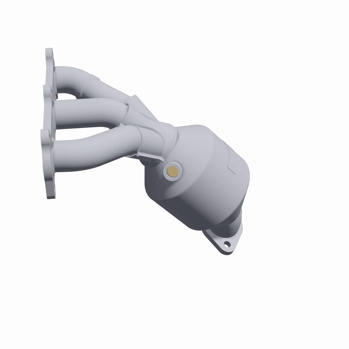 Catalytic Converter with Integrated Exhaust Manifold for HM Grade Federal / EPA Compliant Direct-Fit Manifold Catalytic