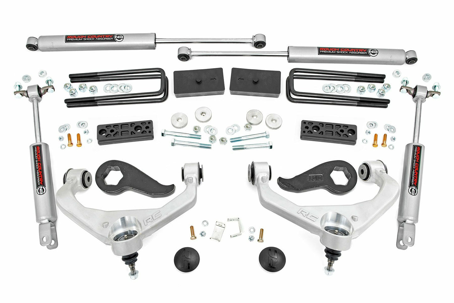 Fits Chevy Silverado & GMC Sierra 2500HD 2&4WD (2020-2024) 3" Lift Kit; 95830