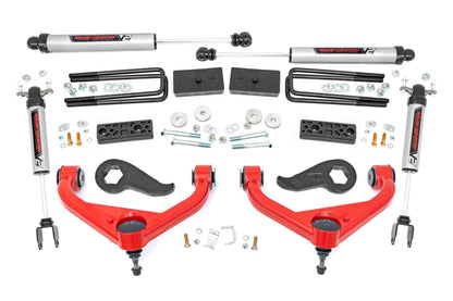 Fits Chevy/GMC 2500HD (20-24) 3 Inch Lift Kit; UCAs; V2; 95870RED