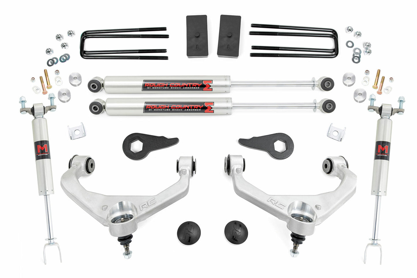 Fits Chevy/GMC 2500HD/3500HD (11-19) 3.5 Inch Lift Kit; M1; 95940