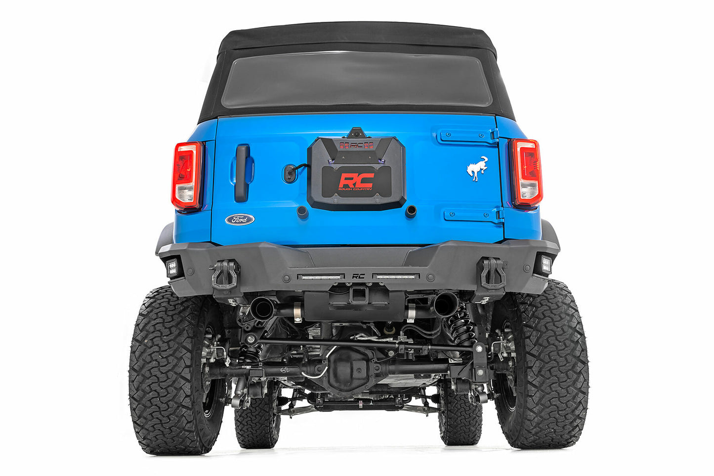Fits Ford Bronco 4WD (2021-2024) Performance Exhaust; Dual Outlet; 96020
