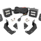 LED Light Kit; Cage Mount; 2" Black Pair; CFMoto UForce 1000/1000XL 96103