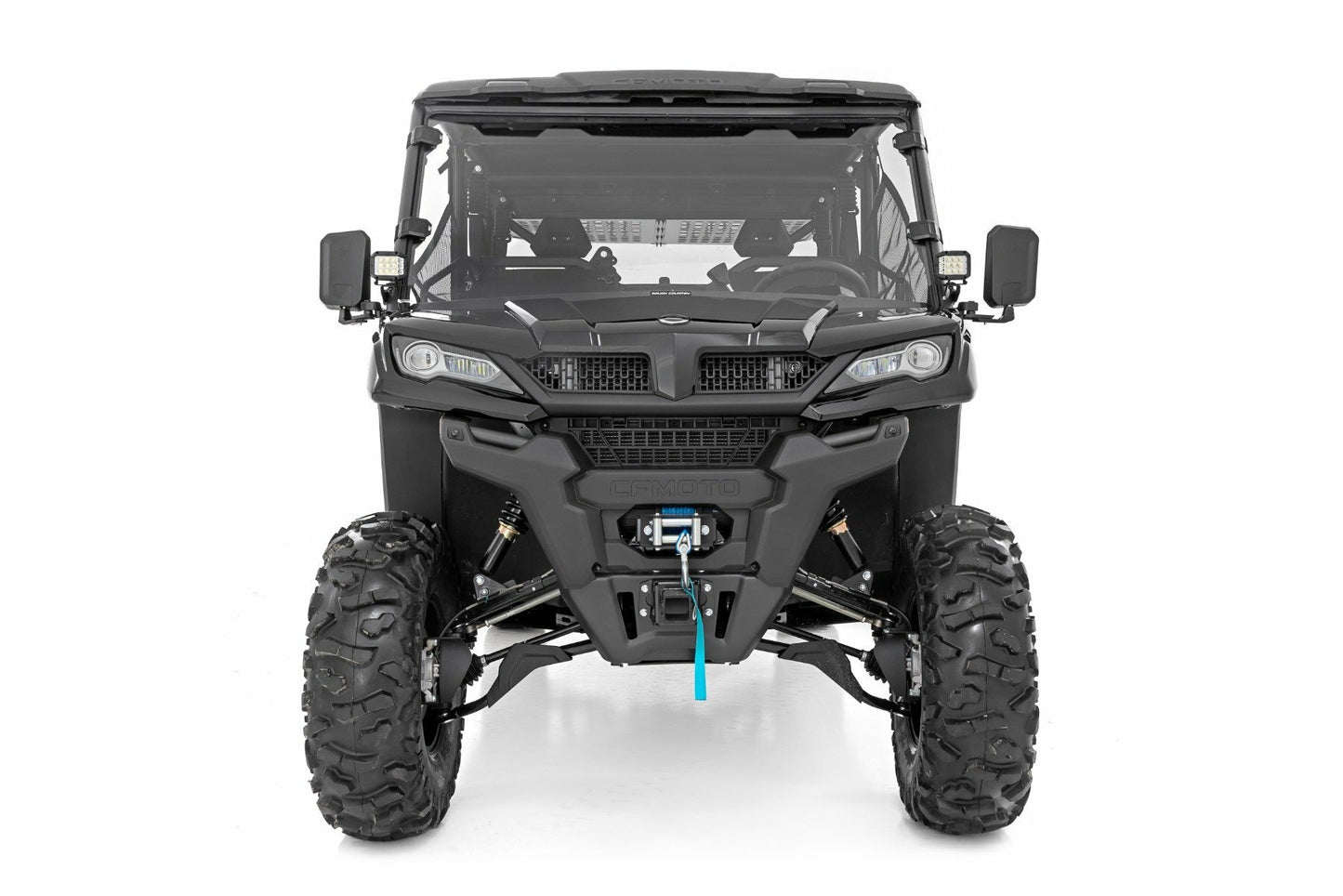 LED Light Kit; Cage Mount; 2" Black Pair; White DRL; CFMOTO UFORCE 1000 96104
