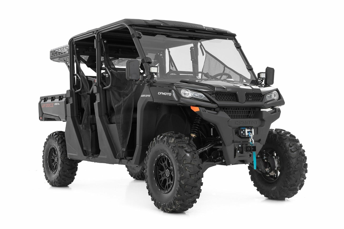 LED Light Kit; Cage Mount; 2" Black Pair; Amber DRL; CFMOTO UFORCE 1000 96105