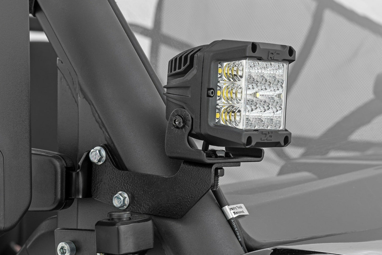 LED Light Kit; Cage Mount; 2" Chrome Pair; Wide Angle; CFMOTO UFORCE 1000 96106