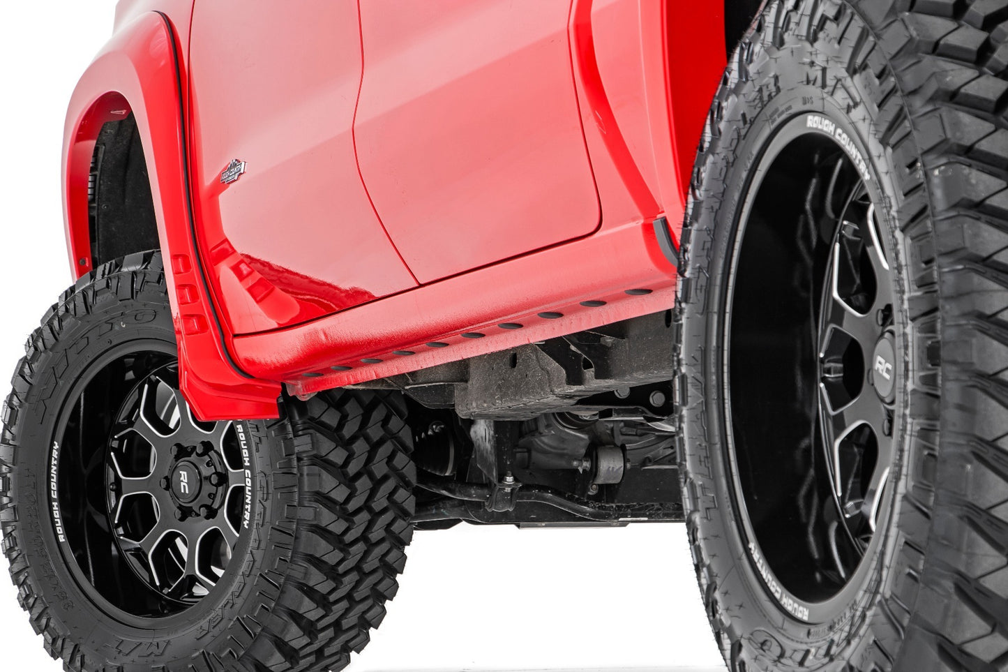 Rough Country 96 Series Wheel; One-Piece; Black; 20x10; 8x180; -19mm 96201006