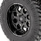 Rough Country 96 Series Wheel; One-Piece; Black; 20x10; 6x5.5; -19mm 96201012A