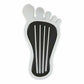 Mr. Gasket Foot Print Gas Pedal Pad - Aluminum -Chrome & Painted Black Trim 9645