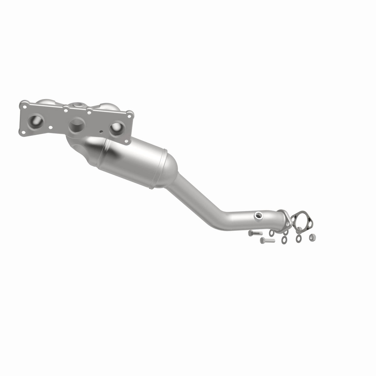 Catalytic Converter with Integrated Exhaust Manifold for HM Grade Federal / EPA Compliant Direct-Fit Manifold Catalytic