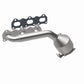 Catalytic Converter with Integrated Exhaust Manifold for HM Grade Federal / EPA Compliant Direct-Fit Manifold Catalytic